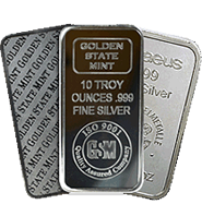 10 oz Silver Bars