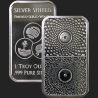 1 oz Duality Silver Bar BU