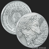 1 oz Two Wolves BU Silver Round 2024