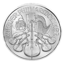 1 oz Austrian Silver Philharmonic Coin (Random Year)