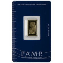 2.5 Gram PAMP Suisse Lady Fortuna Gold Bar (Veriscan Assay Card)