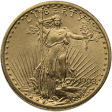 $20 U.s. Gold Saint Bu