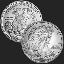 5 oz Walking Liberty Silver Round 