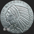 1 oz Incuse Indian Silver Bullion round Obverse