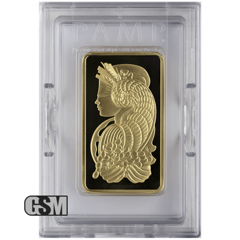 5 oz Gold Bar Pamp