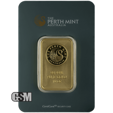 10 oz Gold Bar Perth